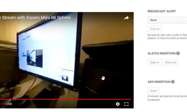 How To Live Stream with Xiaomi Mijia Mi Sphere